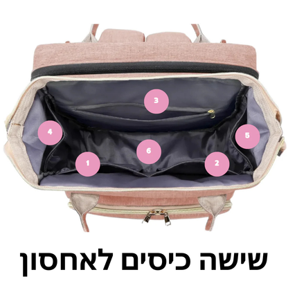 תיק החתלה נפתח לתינוק